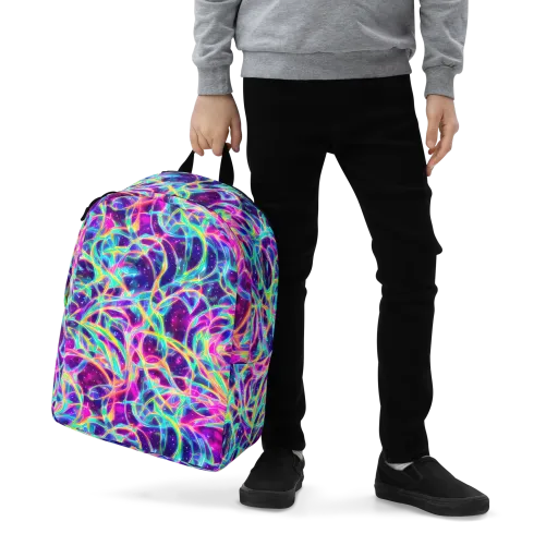 Electric Starweave on a Minimalist Backpack