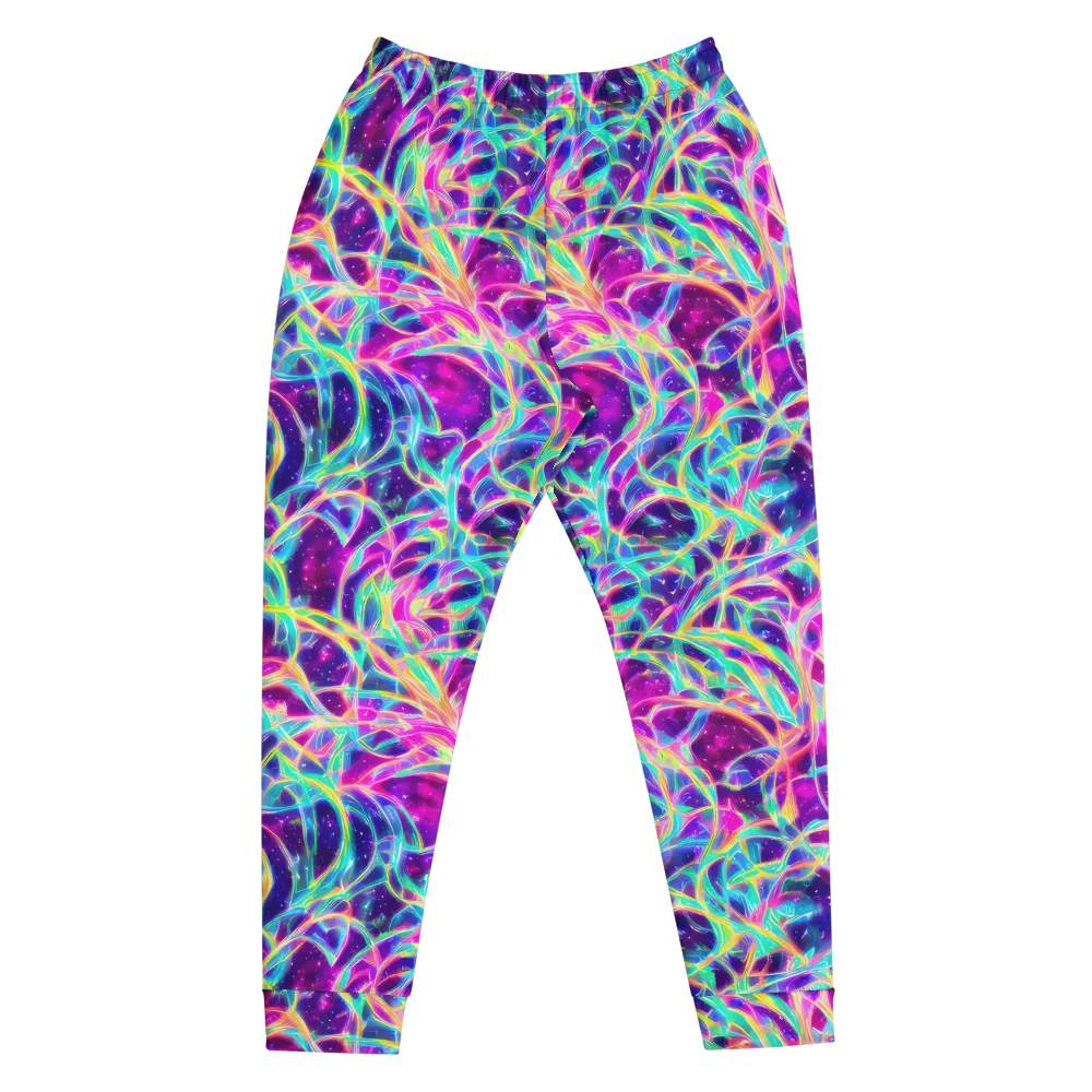 Electric Starweave on Men's Joggers — Front
