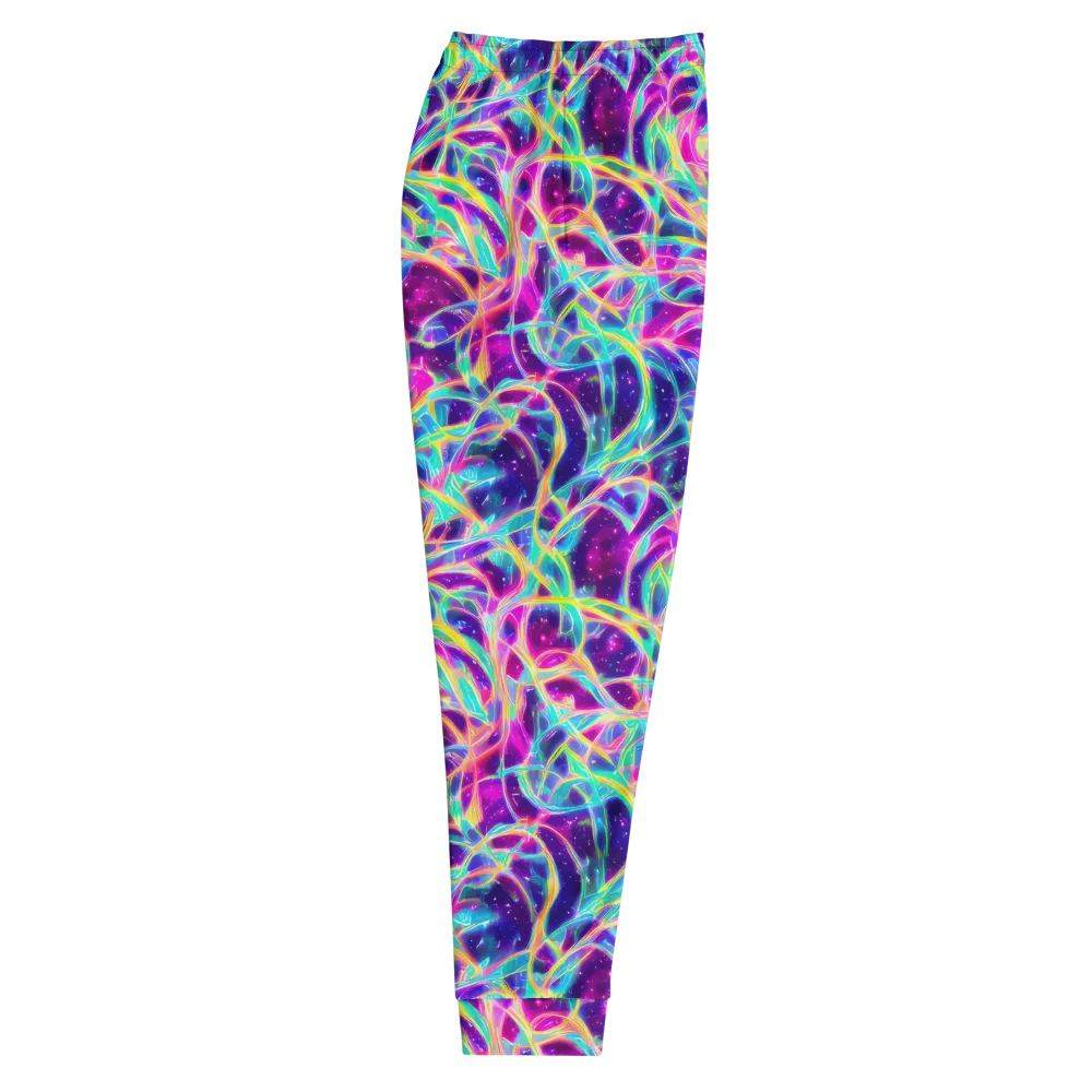 Electric Starweave on Men's Joggers — Right