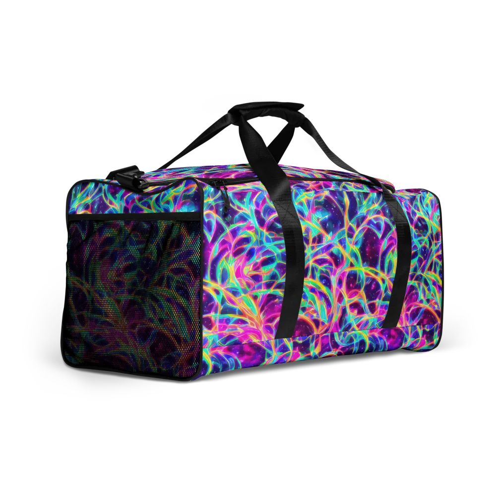 Electric Starweave on Duffle Bag — Right Front