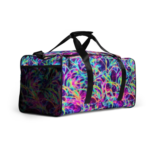 Electric Starweave on a Duffle Bag