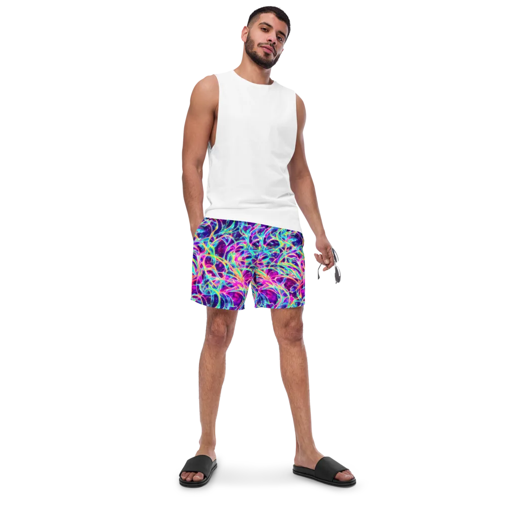 Electric Starweave on Swim Trunks — Front