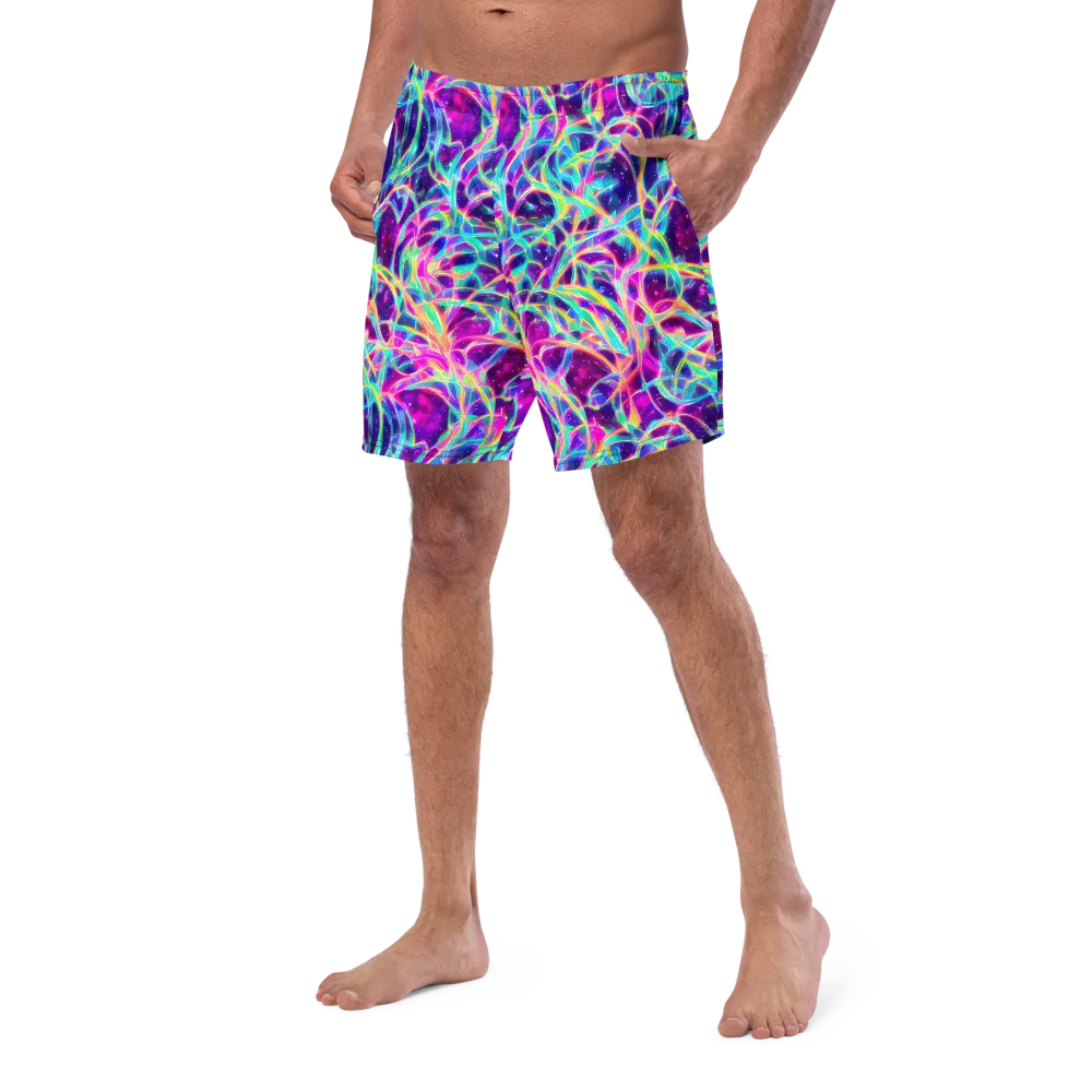 Electric Starweave on Swim Trunks — Left Front