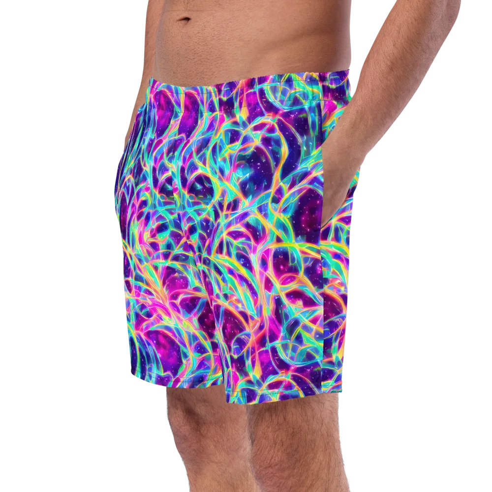Electric Starweave on Swim Trunks — Left Front