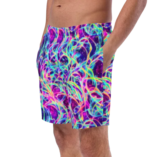 Electric Starweave on a Swim Trunks