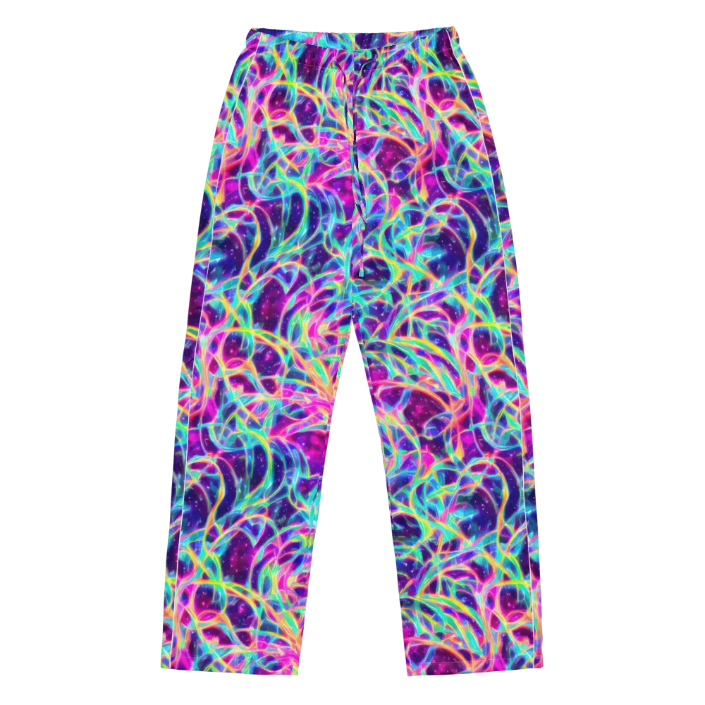 Electric Starweave on Women's Pajama Pants — Front