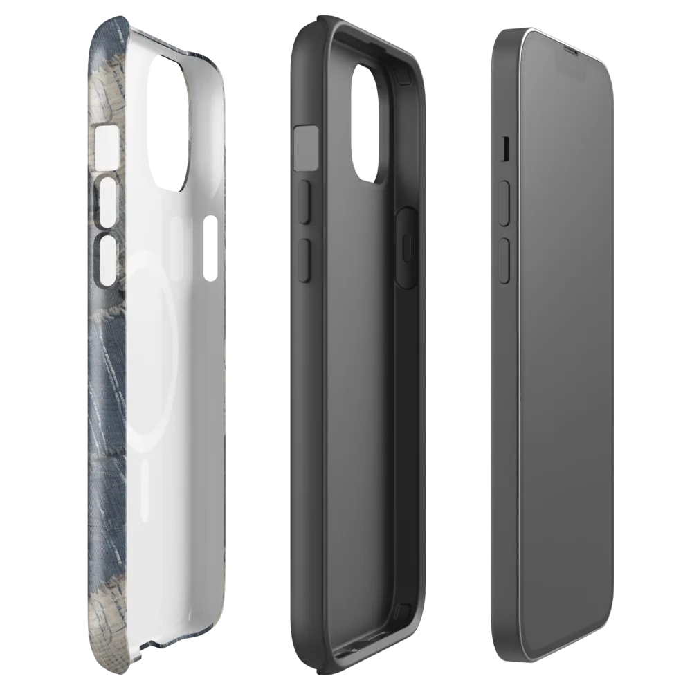 Indigo Mending on MagSafe Tough Case for iPhone® — Front