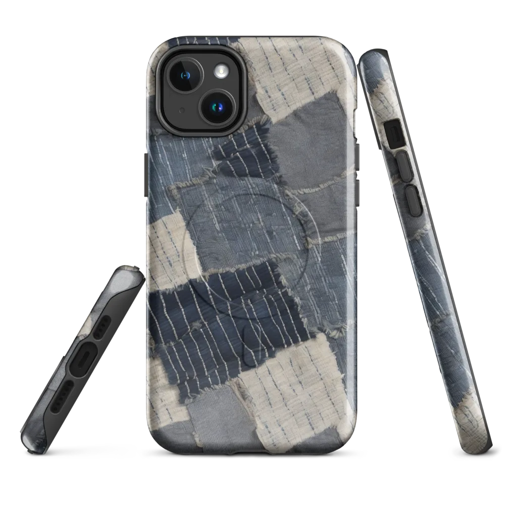 Indigo Mending on MagSafe Tough Case for iPhone® — Front