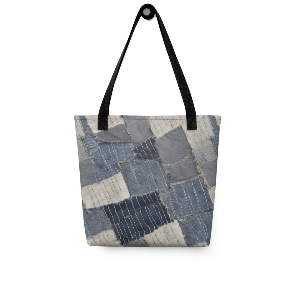 Indigo Mending on Tote Bag — Front