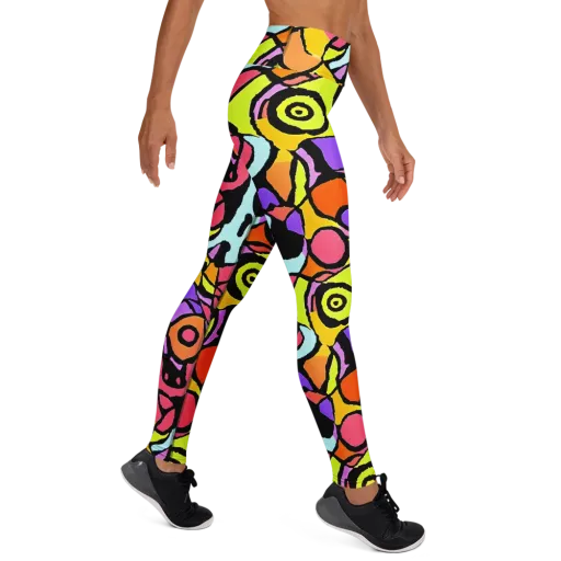 Spirals of Joy on a Yoga Leggings