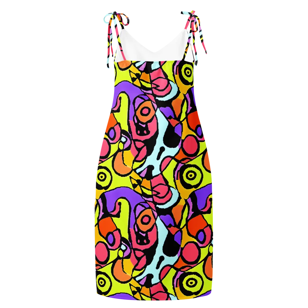 Spirals of Joy on Slip Dress — Back