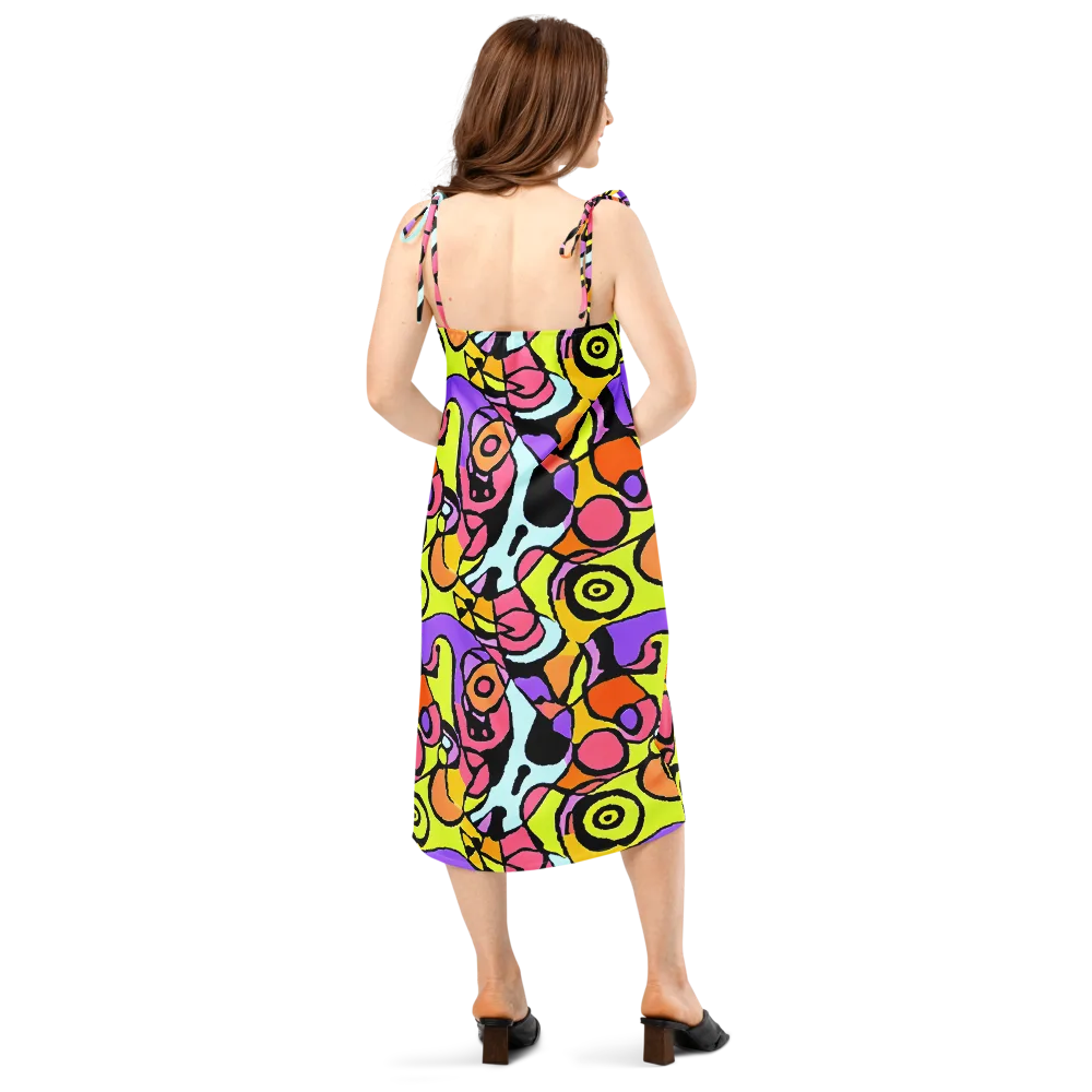 Spirals of Joy on Slip Dress — Back