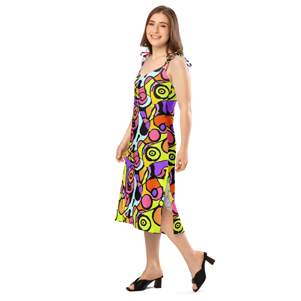 Spirals of Joy on Slip Dress — Left Front