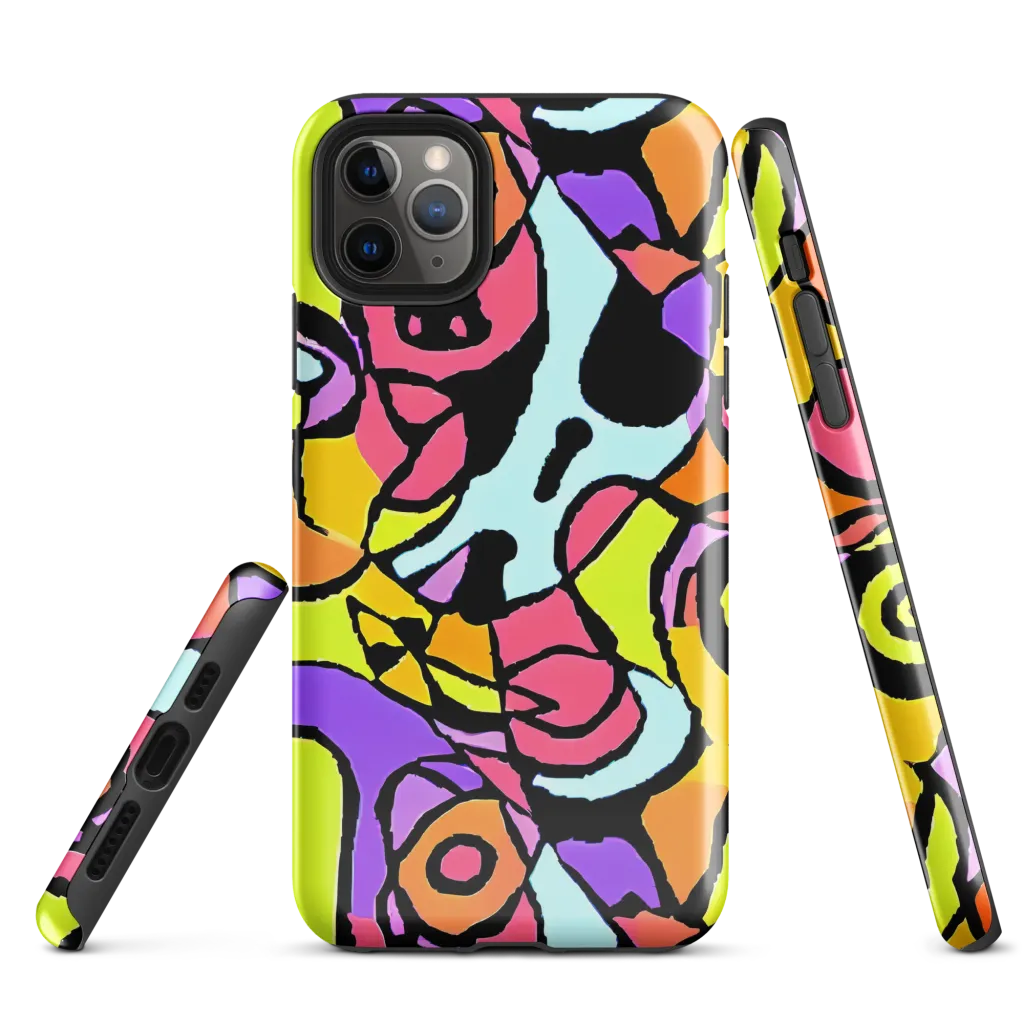 Spirals of Joy on Tough Case for iPhone® — Front