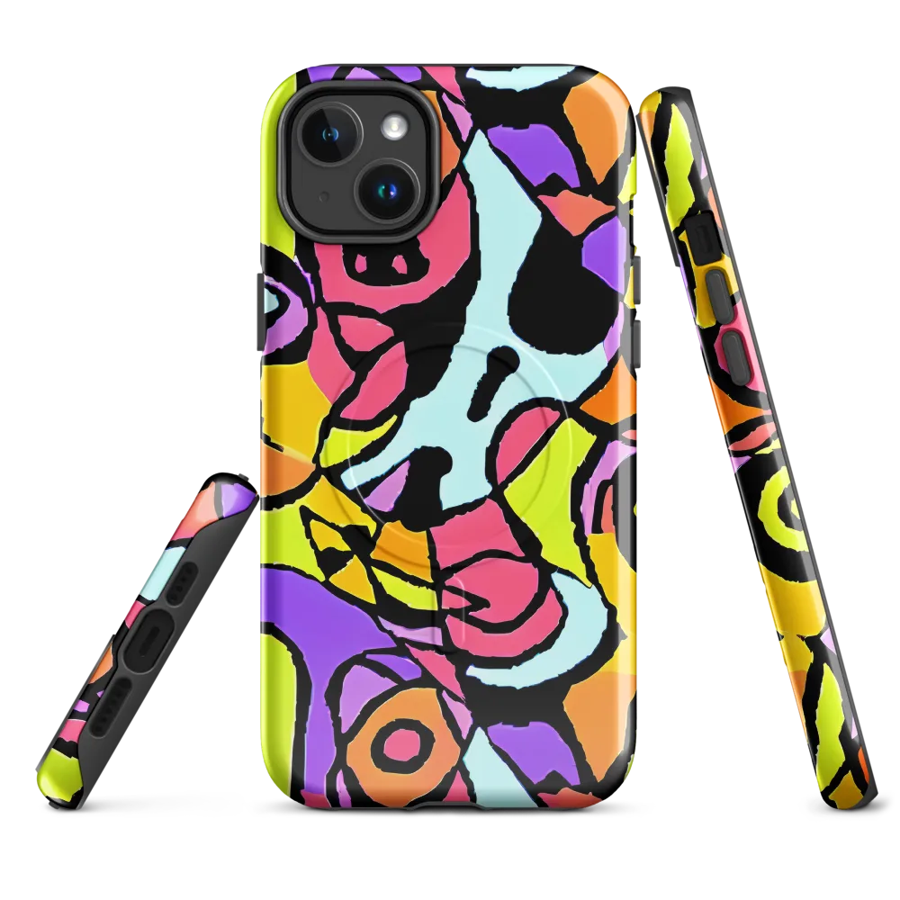 Spirals of Joy on MagSafe Tough Case for iPhone® — Front