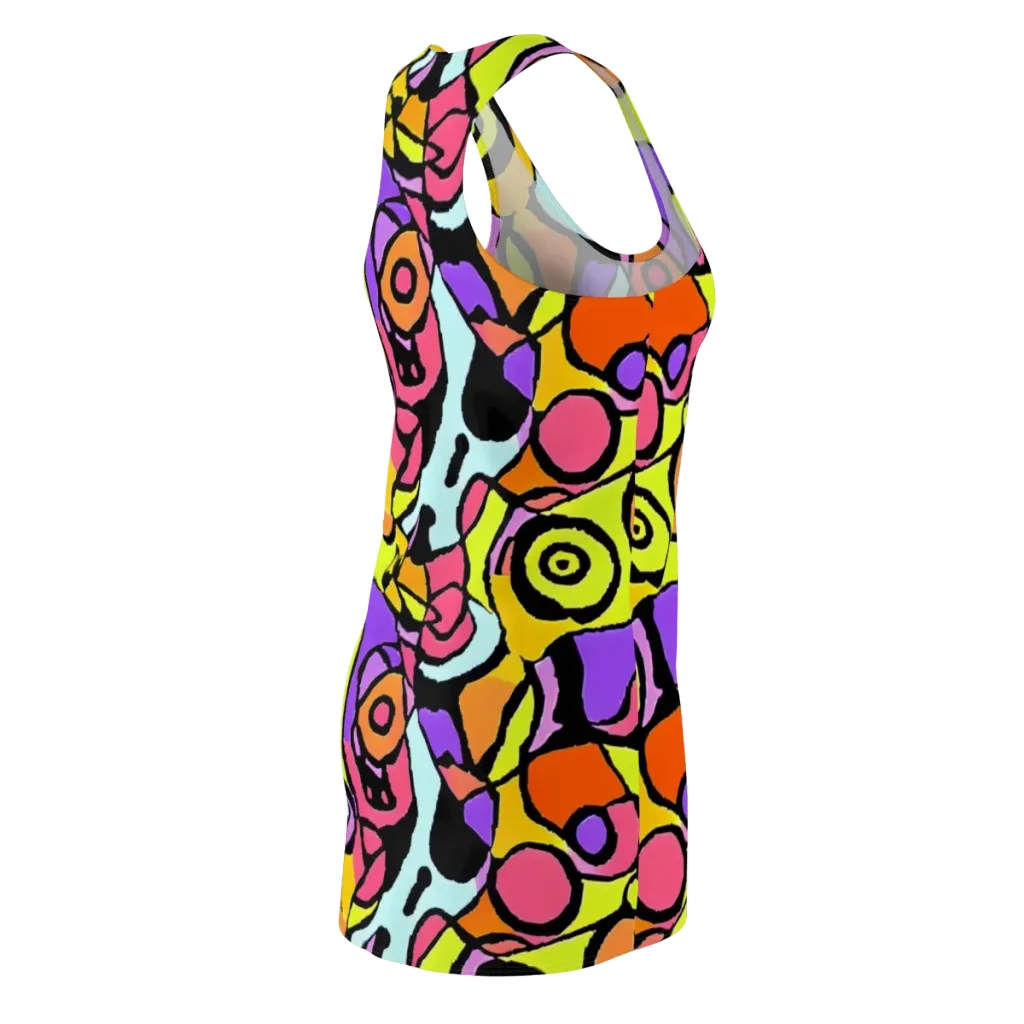 Spirals of Joy on Racerback Dress — Back Side