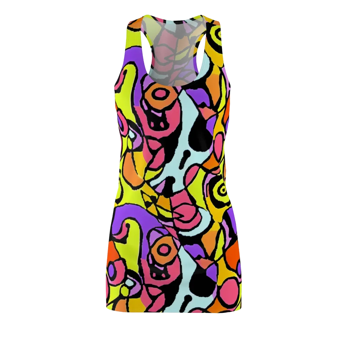 Spirals of Joy on Racerback Dress — Front
