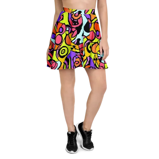 Spirals of Joy on a Skater Skirt