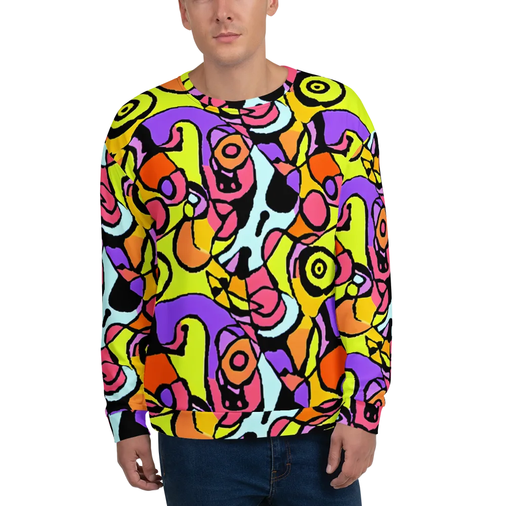 Spirals of Joy on Sweatshirt — Front