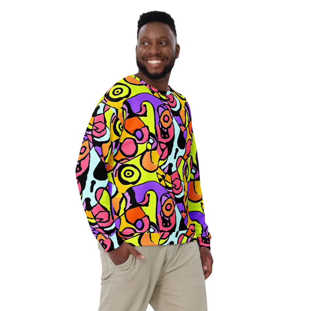 Spirals of Joy on Sweatshirt — Front