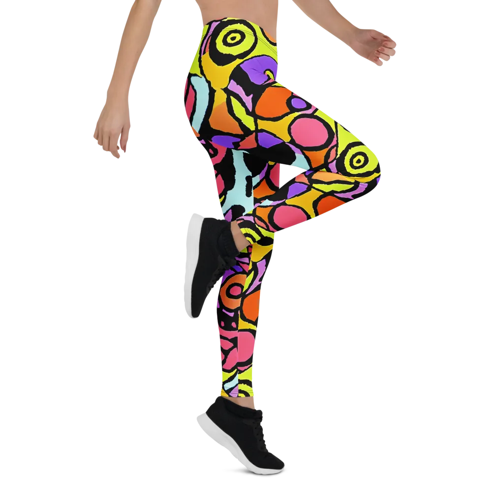 Spirals of Joy on Leggings — Right