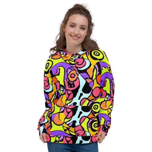 Spirals of Joy on a Hoodie