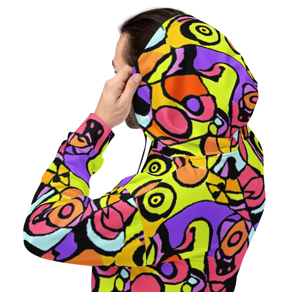 Spirals of Joy on Hoodie — Back