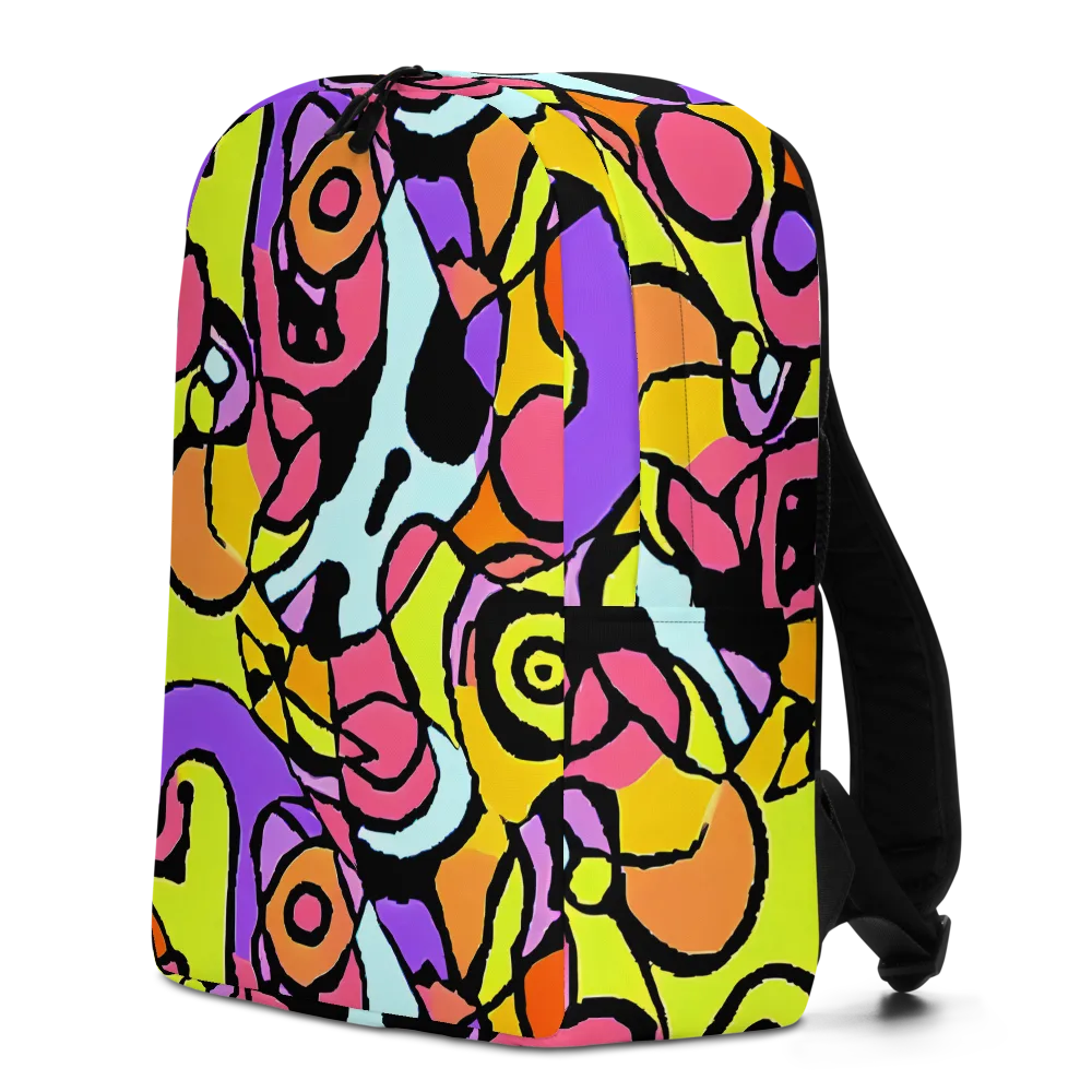 Spirals of Joy on Minimalist Backpack — Left