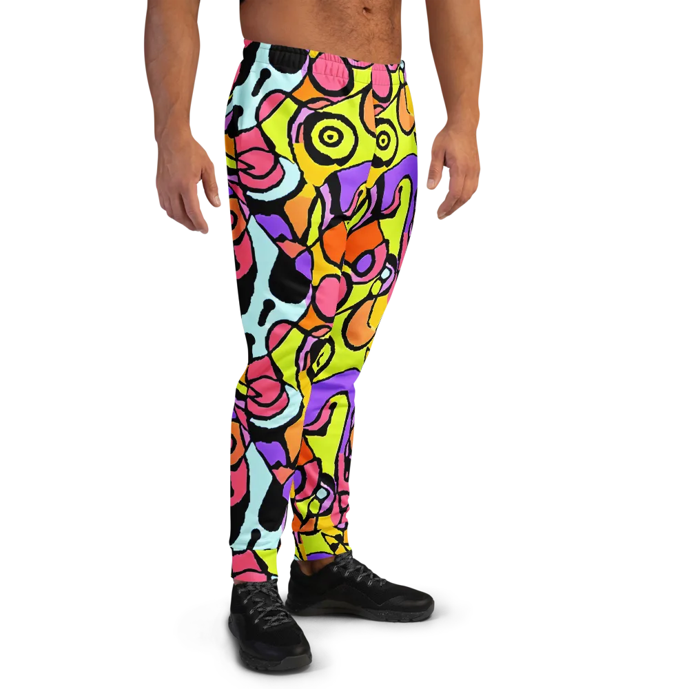 Spirals of Joy on Men's Joggers — Right