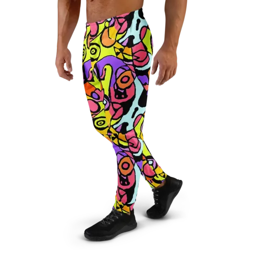 Spirals of Joy on a Men's Joggers