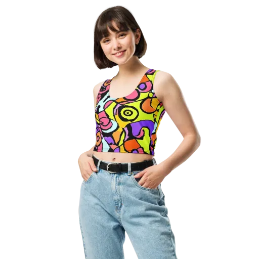 Spirals of Joy on a Crop Top