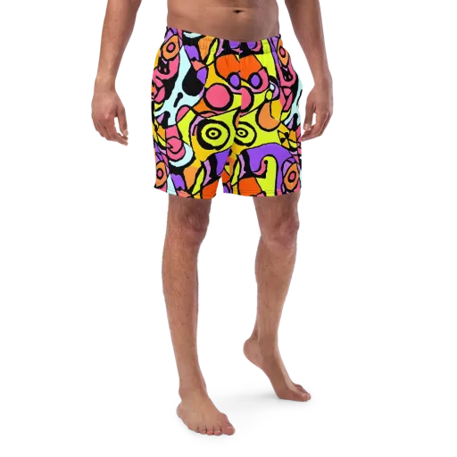 Spirals of Joy on a Swim Trunks
