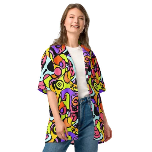 Spirals of Joy on a Button Shirt