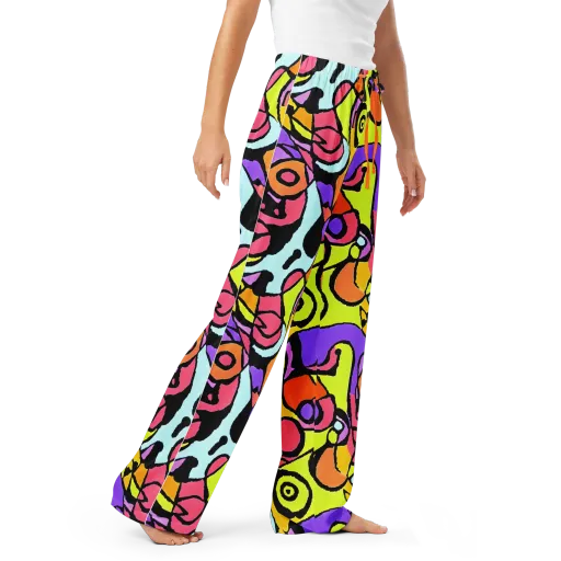 Spirals of Joy on a Women's Pajama Pants