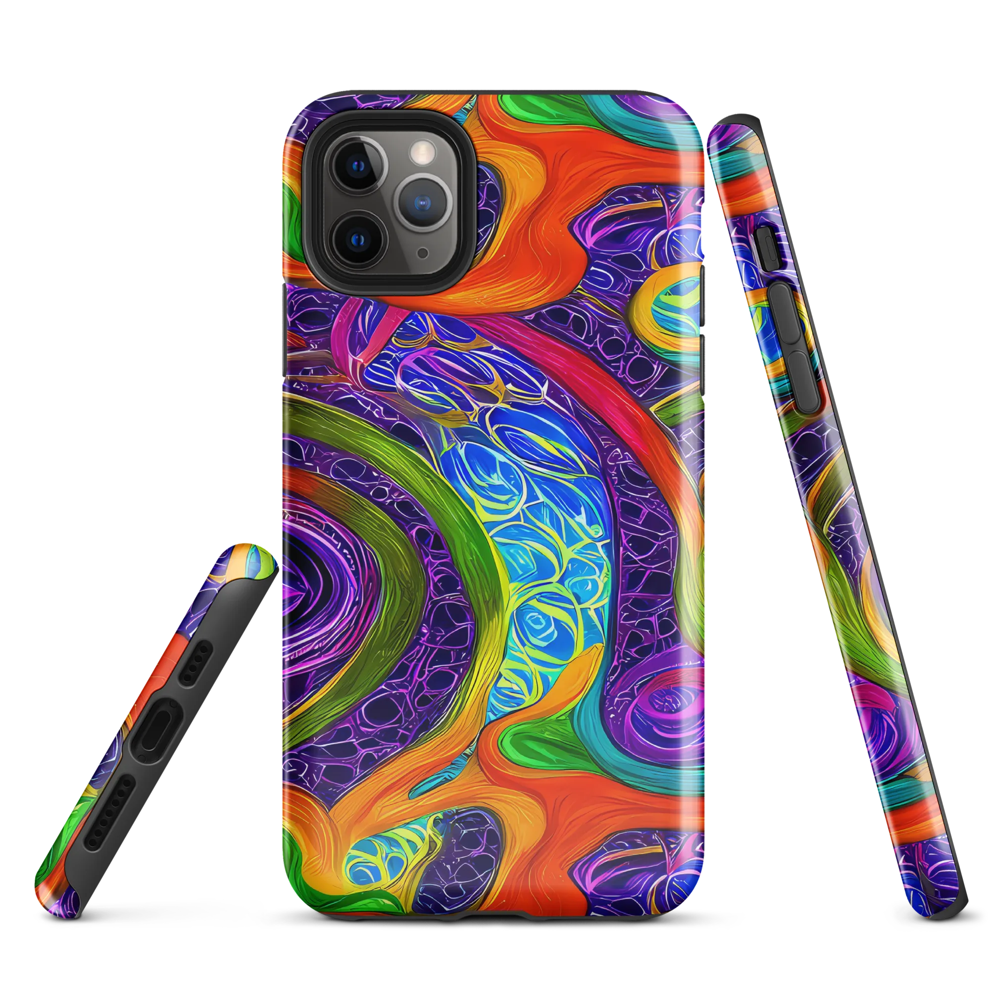 Orchid Circuit on Tough Case for iPhone® — Front