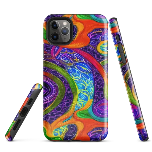 Orchid Circuit on a Tough Case for iPhone®