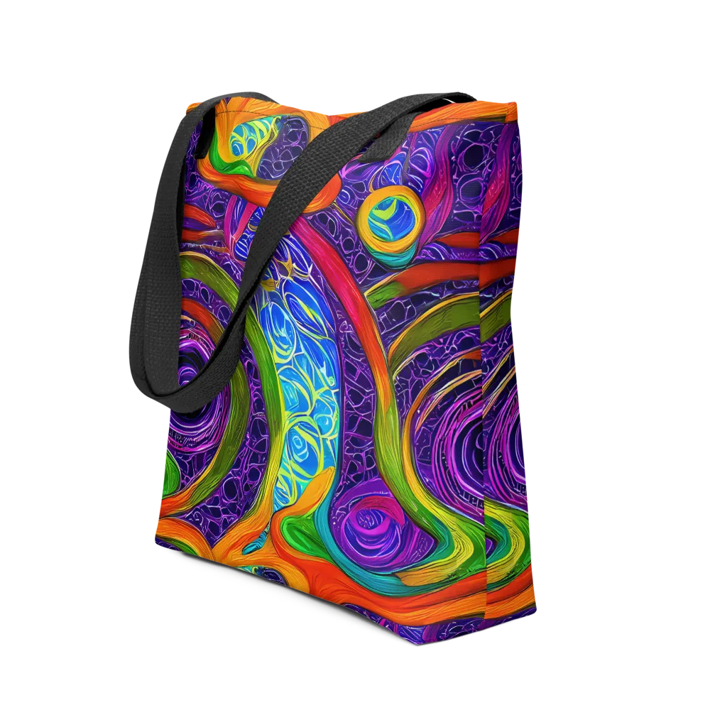 Orchid Circuit on Tote Bag — Front