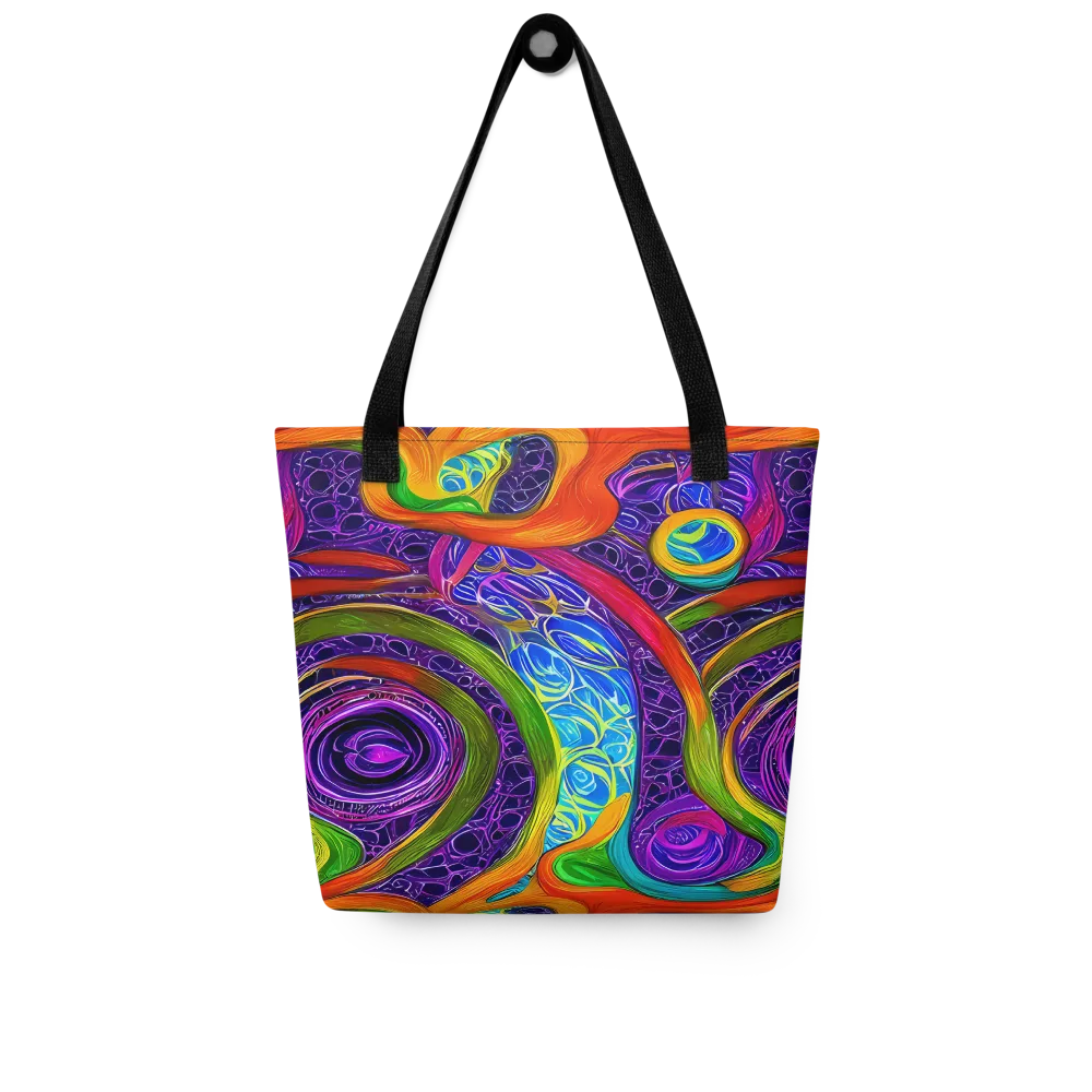 Orchid Circuit on Tote Bag — Front