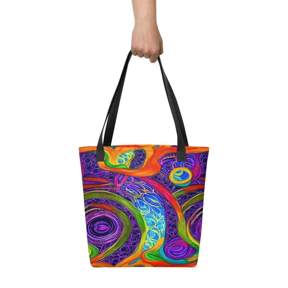Orchid Circuit on Tote Bag — Front