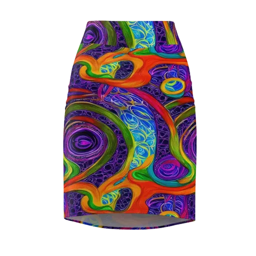 Orchid Circuit on a Pencil Skirt