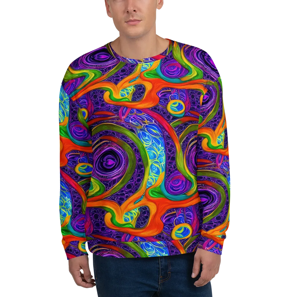 Orchid Circuit on Sweatshirt — Front