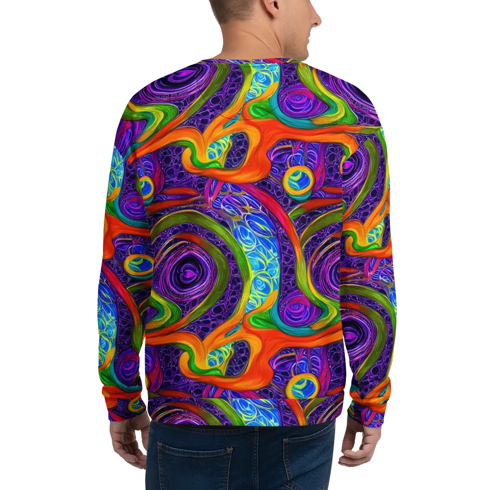 Orchid Circuit on Sweatshirt — Back