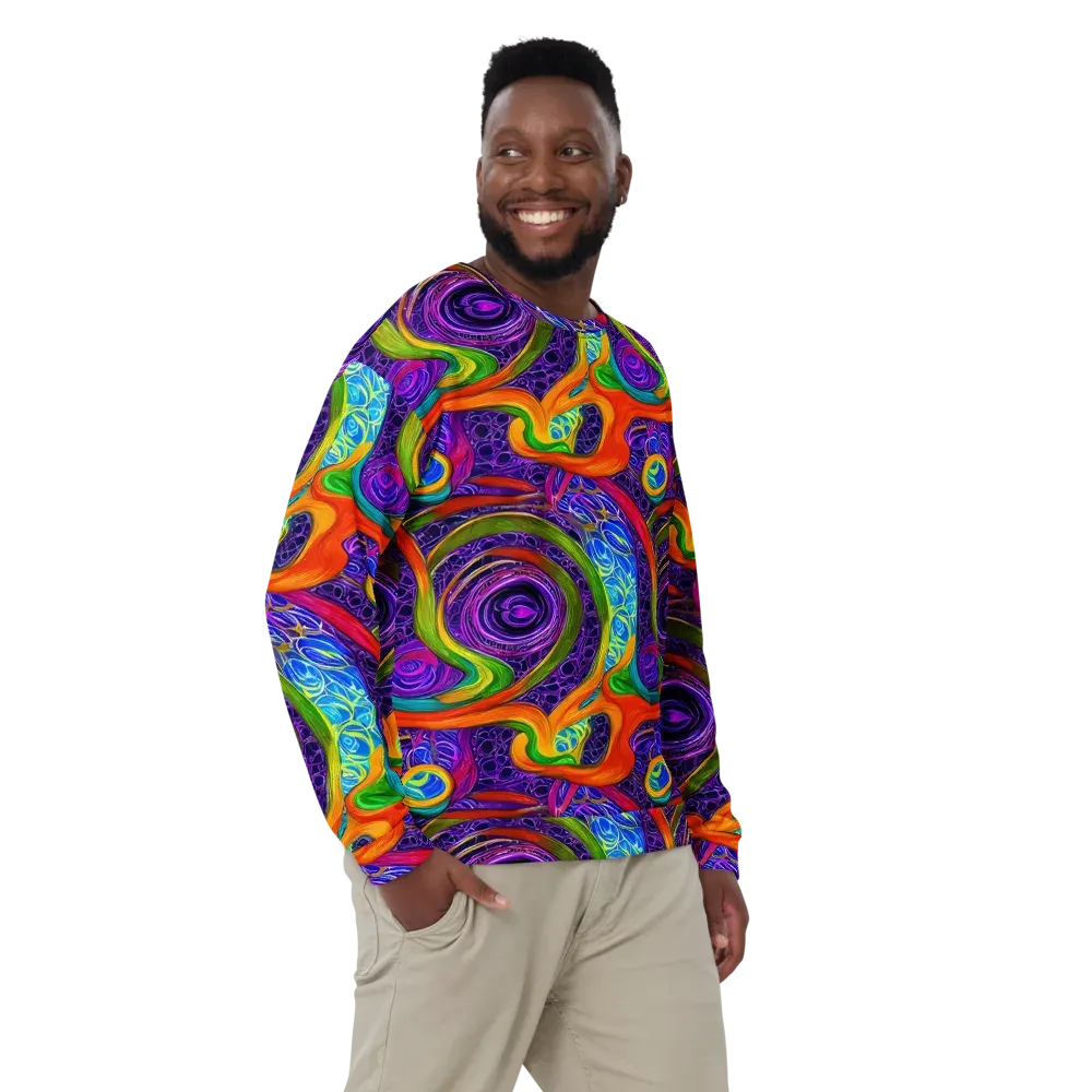 Orchid Circuit on Sweatshirt — Front