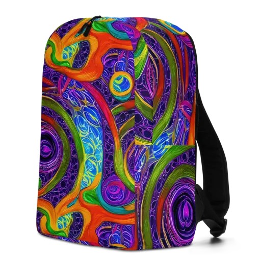 Orchid Circuit on a Minimalist Backpack