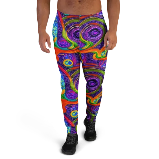 Orchid Circuit on a Men's Joggers
