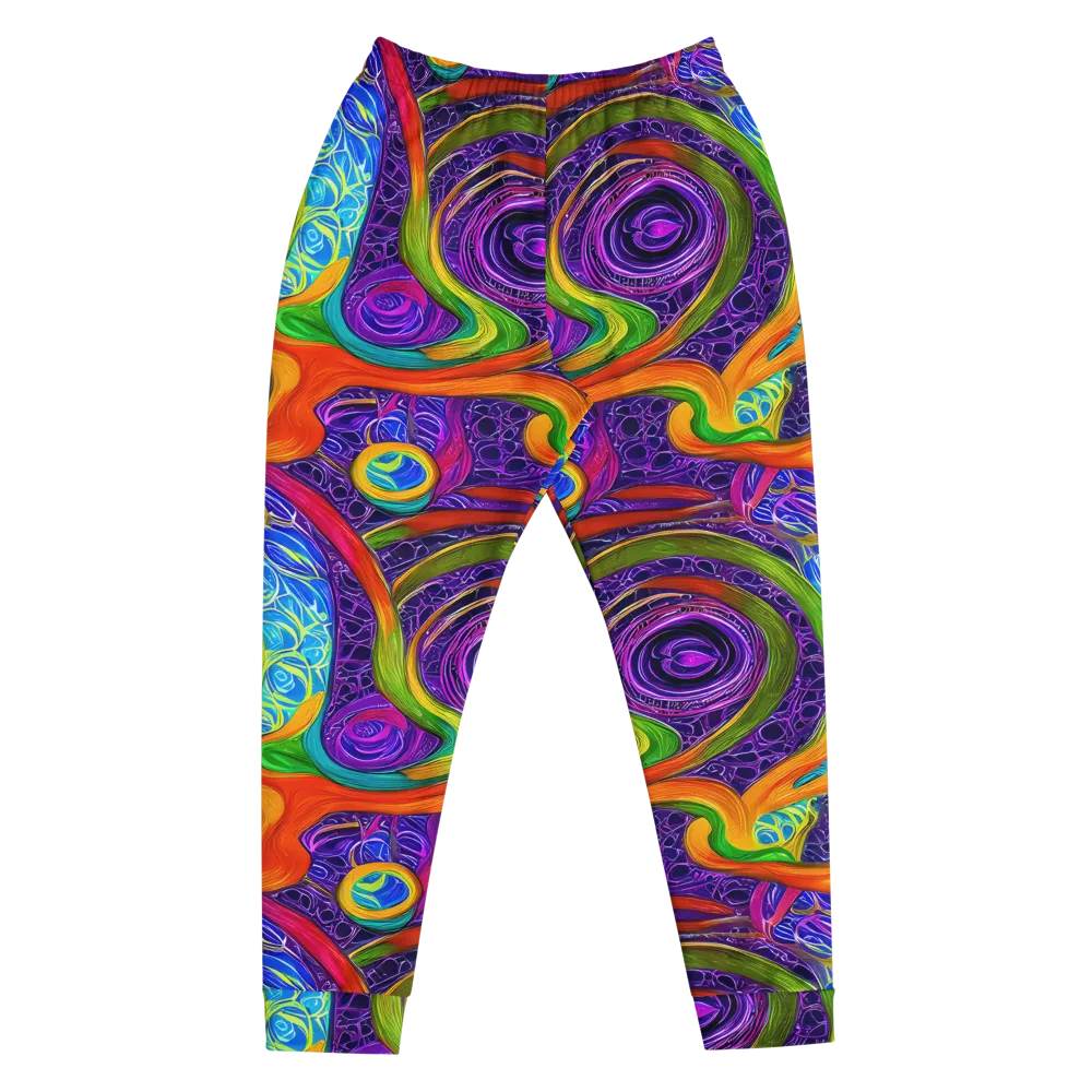Orchid Circuit on Men's Joggers — Front