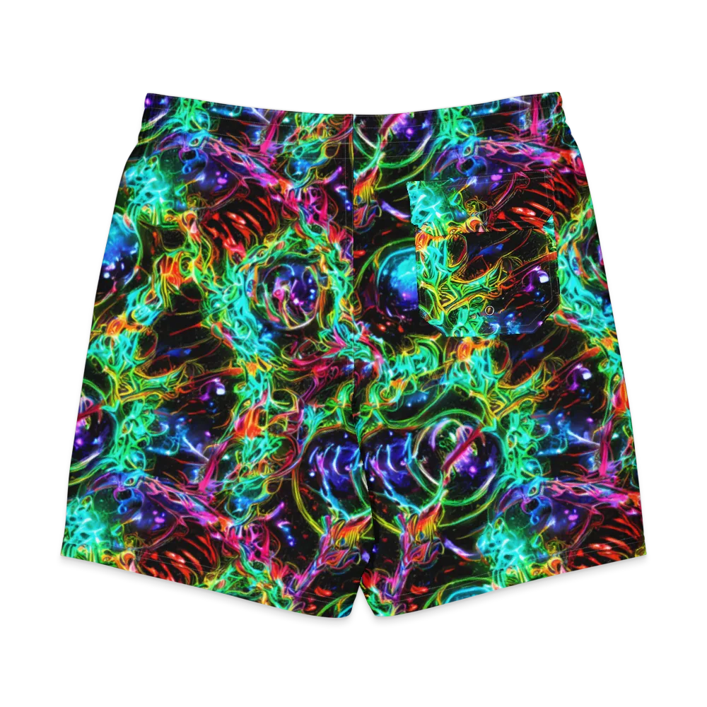 Stellar Pulse on Men's Board Shorts — Back