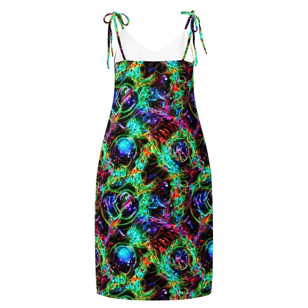Stellar Pulse on Slip Dress — Back