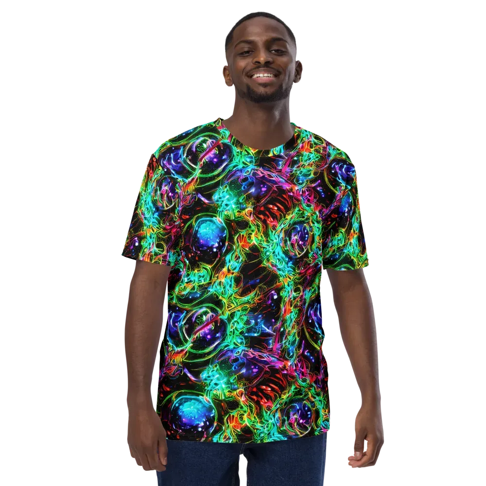 Stellar Pulse on Men's Crew Neck T-Shirt — Front