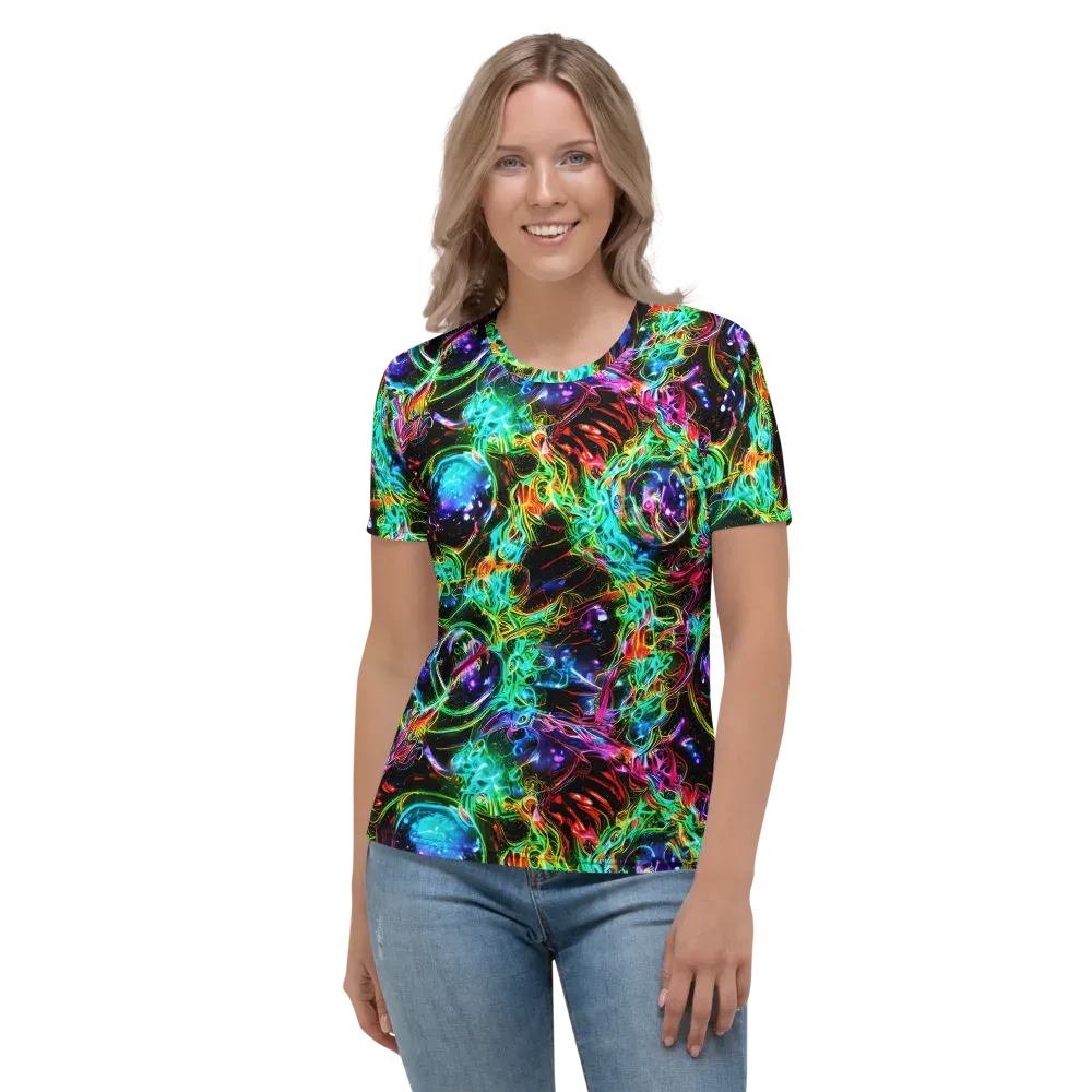 Stellar Pulse on Women's Crew Neck T-Shirt — Front